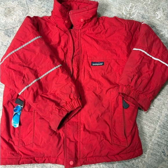 Patagonia Other - Patagonia Kids Vibrant Red Outdoor Ski Jacket 7/8